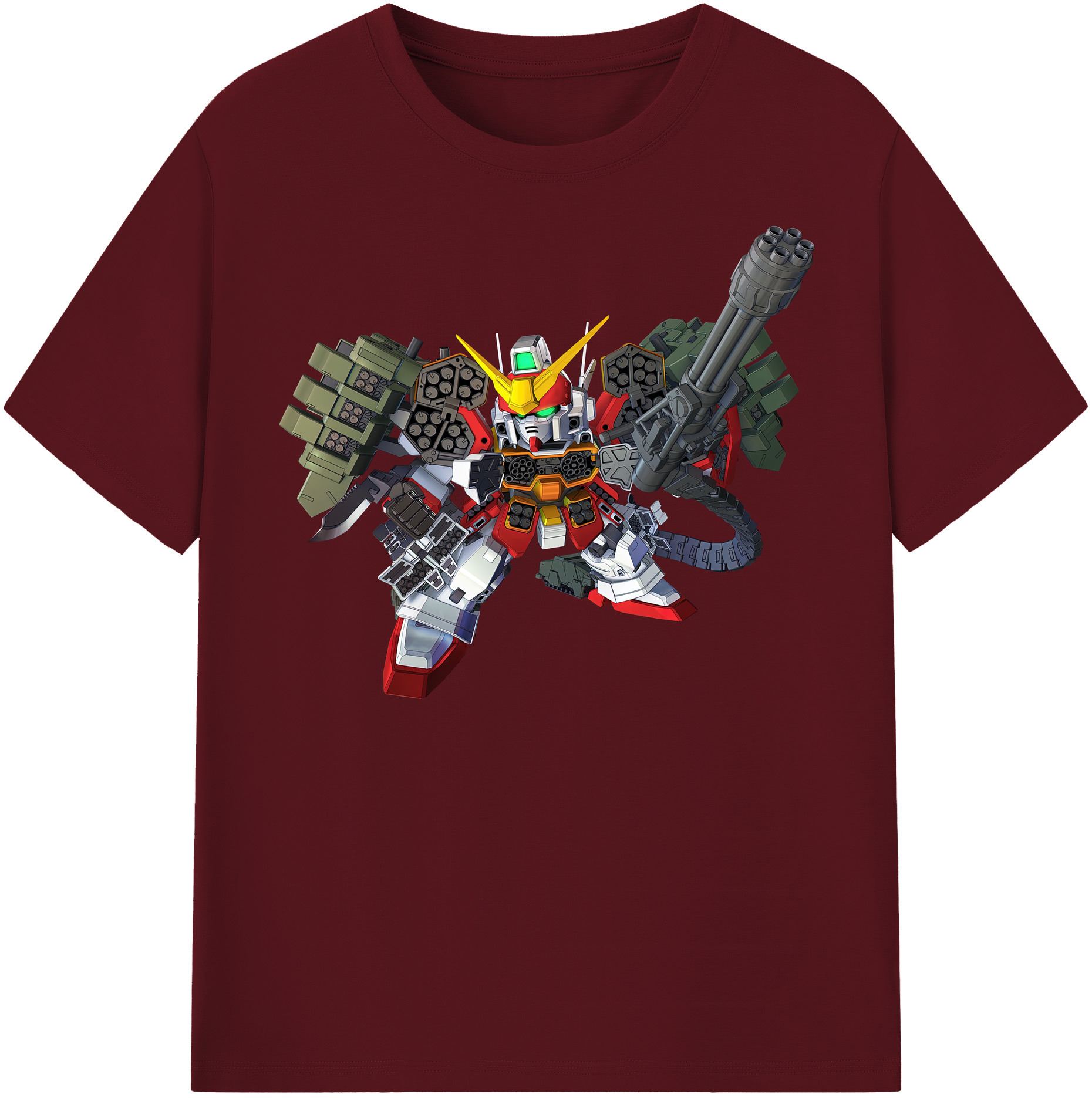 （画像用） 機動戦士ガンダム Mobile Suit Gundam 綿100％半袖Tシャツ（フロントプリント）